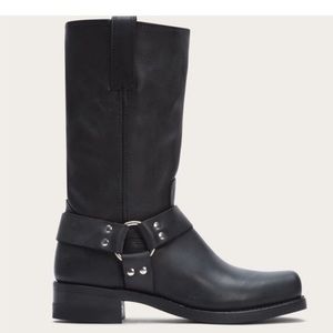 Frye Black Harness Boots
